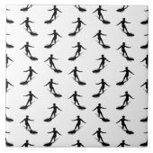 サーフボードサーフィンパタカスタムーンの背景色 タイル (正面)