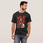 サーフボードサーフィン Tシャツ (正面フル)