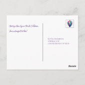 サーフボードトロピカルビーチ ポストカード (裏面)