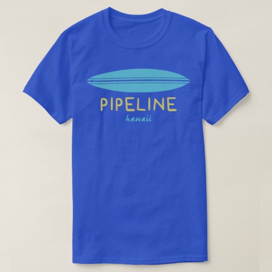 サーフボードパイプラインハワイ Tシャツ (デザイン正面)