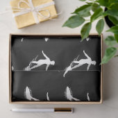 サーフボードパターン付きサーファーシルエットサーフィン 薄葉紙 (ギフト)