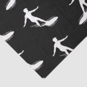 サーフボードパターン付きサーファーシルエットサーフィン 薄葉紙 (詳細)