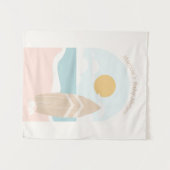 サーフボードビーチベビーシャワー タペストリー (正面(横))