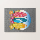 サーフボードビーチ ジグソーパズル (横)