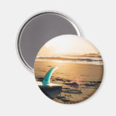 サーフボードビーチ マグネット (正面/裏面)