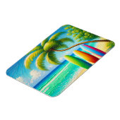 サーフボードビーチ マグネット (左側)