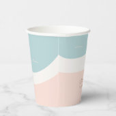 サーフボードビーチ 紙コップ (右)