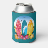 サーフボードビーチ 缶クーラー (缶裏面)