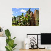 サーフボードフェンスマウイ， HI ポスター (ホームオフィス)