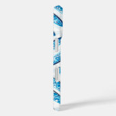 サーフボードブルーパターン Case-Mate iPhoneケース (裏面 / 右)