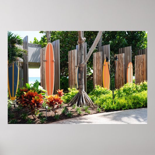 サーフボードポスター ポスター (正面)