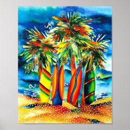 サーフボードポスター ポスター