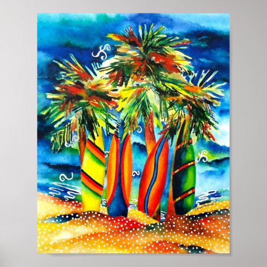 サーフボードポスター ポスター (正面)