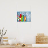 サーフボードポスター ポスター (キッチン)