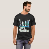 サーフボードミーティングウェーブボードの形状 Tシャツ (正面フル)