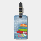 サーフボードラゲッジタグ ラゲッジタグ (正面縦)