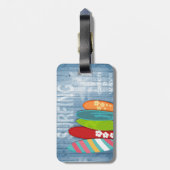 サーフボードラゲッジタグ ラゲッジタグ (裏面縦)