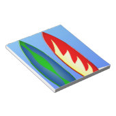 サーフボードレトロサーフ ノートパッド (アングル)