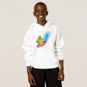 サーフボード付きサーファーとして亀 (正面フル)