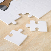 サーフボード付きサーファーとして馬 ジグソーパズル (側面)