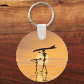 サーフボード付きスケルトン キーホルダー (正面)