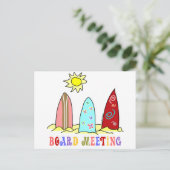 サーフボード会議 ポストカード (スタンド正面)