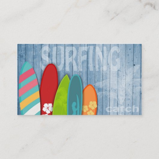 サーフボード名刺 名刺 (裏面)