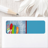 サーフボード差出人住所ラベル ラベル (インサイチュ)