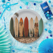 サーフボード紙プレート ペーパープレート (パーティー)