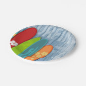 サーフボード紙プレート ペーパープレート (アングル)