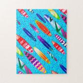 サーフボード1つのパズル ジグソーパズル (縦)