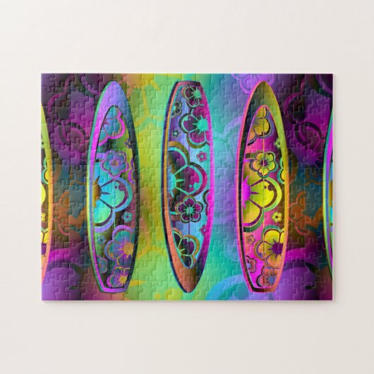 サーフボード2A-2Dイメージオプションパズル ジグソーパズル (横)