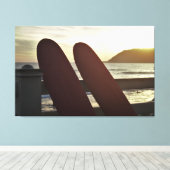 サーフボード キャンバスプリント (インサイチュ (ウッドフロア))