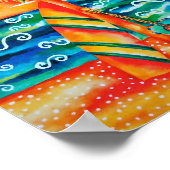 サーフボード&ギターポスター ポスター (角)