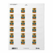 サーフボード&ギター住所 シール (フルシート)