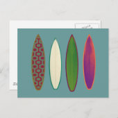 サーフボード～サーフィンスタイル ポストカード (正面/裏面)