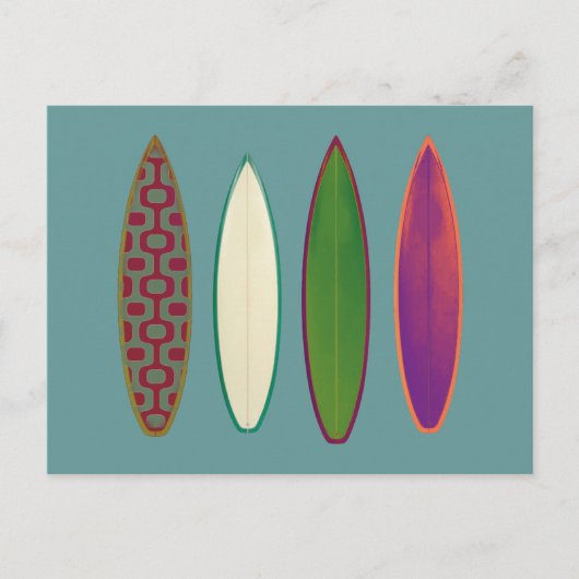 サーフボード～サーフィンスタイル ポストカード (正面)