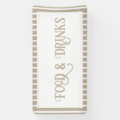 サーフボード ベビーシャワー カスタム 性別問わず 横断幕 (縦)