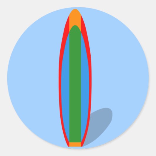 サーフボード ラウンドシール (正面)