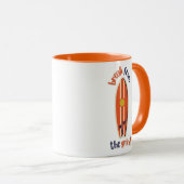 サーフボードBFTGコーヒーマグ マグカップ (正面右)