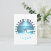 サーフポストカードのキャッチ ポストカード (スタンド正面)