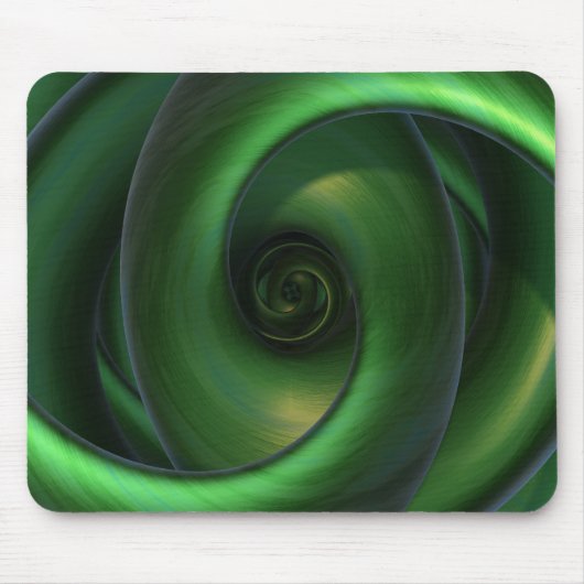 サーフミニマルェス（緑） マウスパッド (正面)