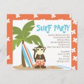 サーフモンキー 招待状 (正面/裏面)