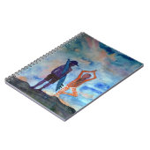 サーフヨガサマーフォトノートブック(80ページB&W) ノートブック (左側)