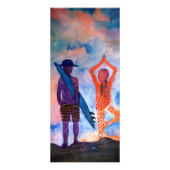 サーフヨガサマーラックカード ラックカード (正面)