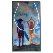 サーフヨガサマー抱き枕 スモールペーパーバッグ (裏面)