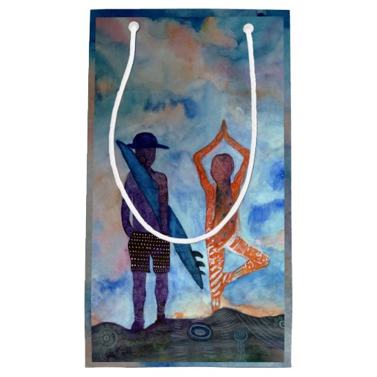 サーフヨガサマー抱き枕 スモールペーパーバッグ (正面)