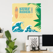 サーフライダーサーフコンテスト |1983 ポスター (ホームオフィス)