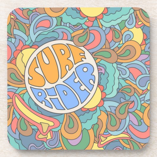 サーフライダーパターン コースター (正面)