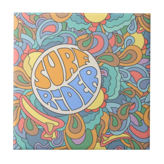 サーフライダーパターン タイル (正面)